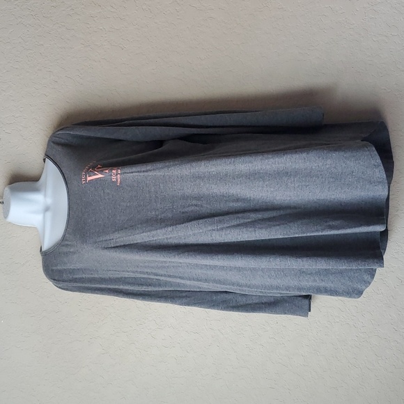 Victoria's Secret Other - Victoria's Secret large Grey Long-sleeved night shirt